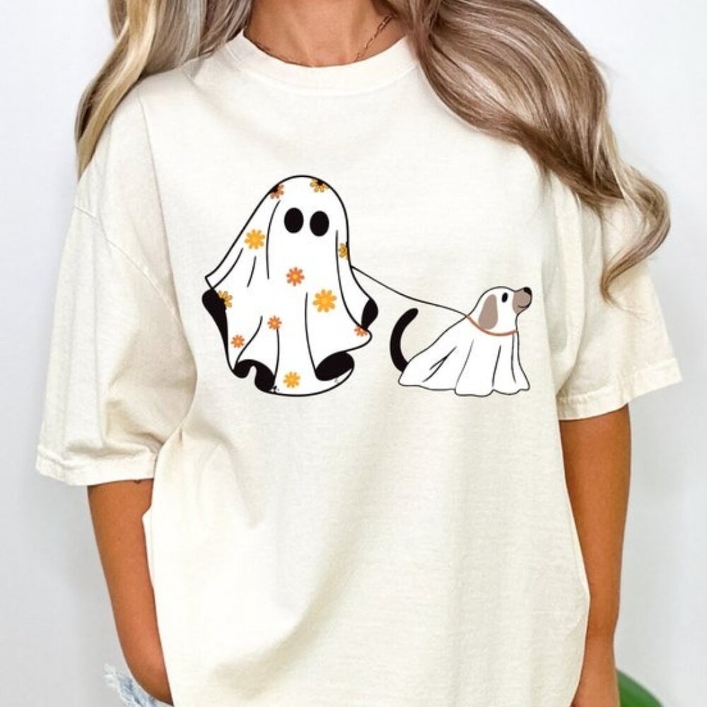 Ute Ghost Dog Shirt, Ghost Dog T-Shirt, Halloween Dog Lovers Gift